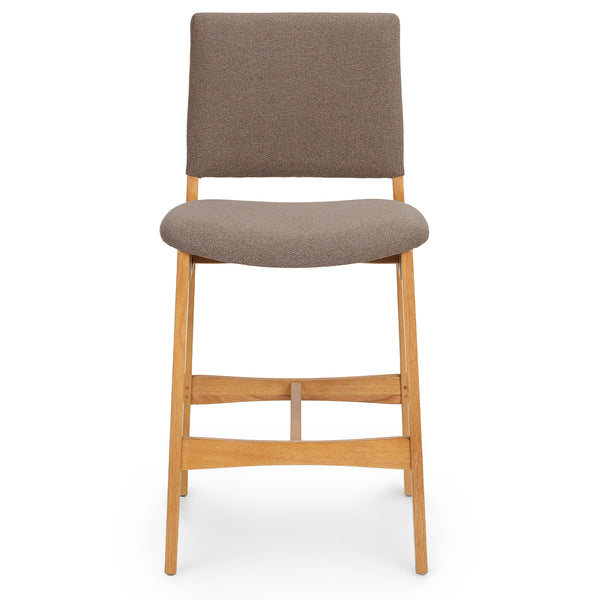 Nash Counter Stool – Oak & Ratine Brown (Set of 2)