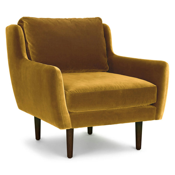 Mati Yarrow Gold Lounge Chair