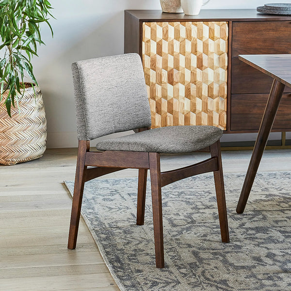 Tosh Quarry Gray Walnut Dining Chair (Set of 2)