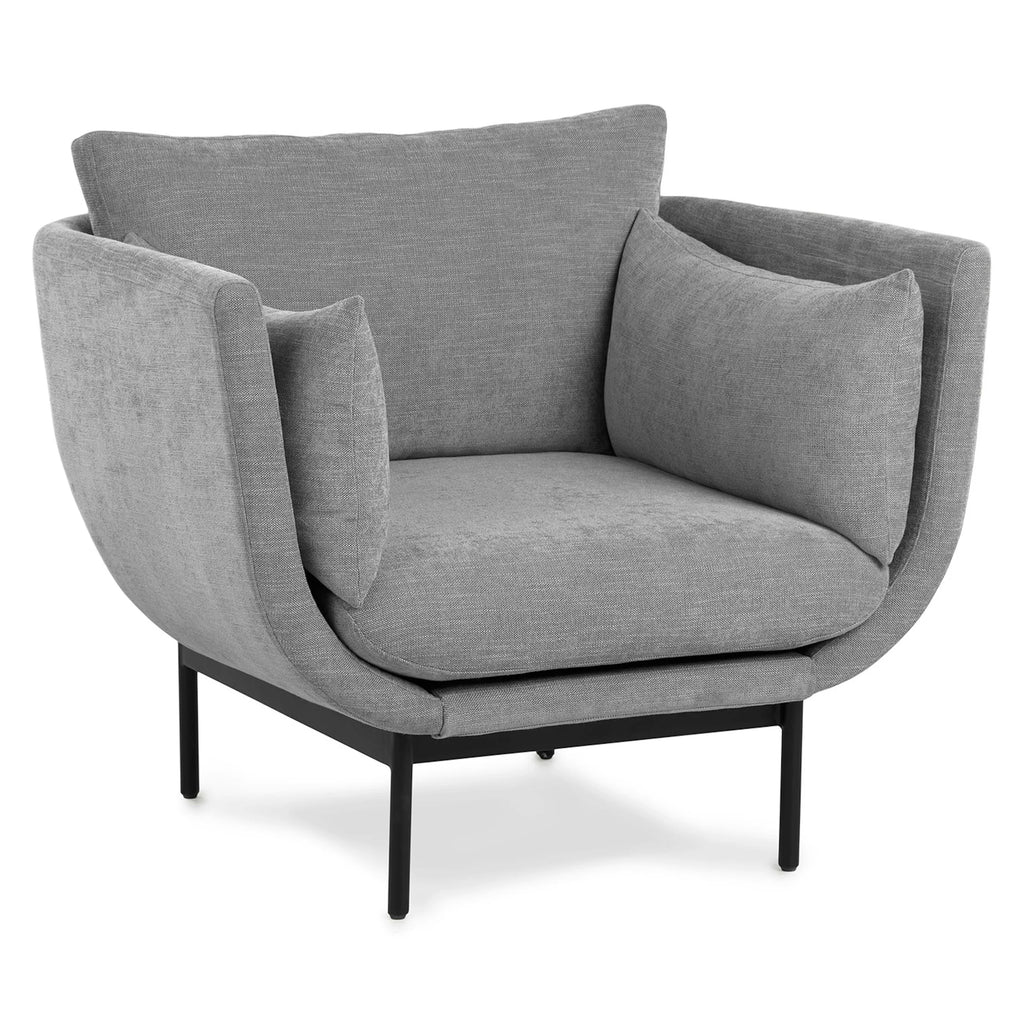 Dawn Grey 37.5" Lounge Chair
