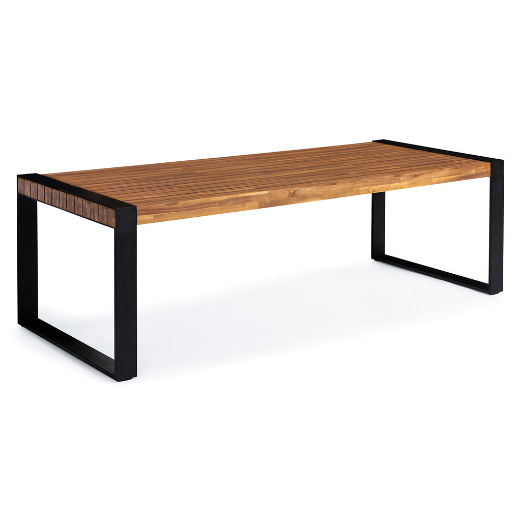 Lukas 94.5" Outdoor Dining Table – Tuscan Brown