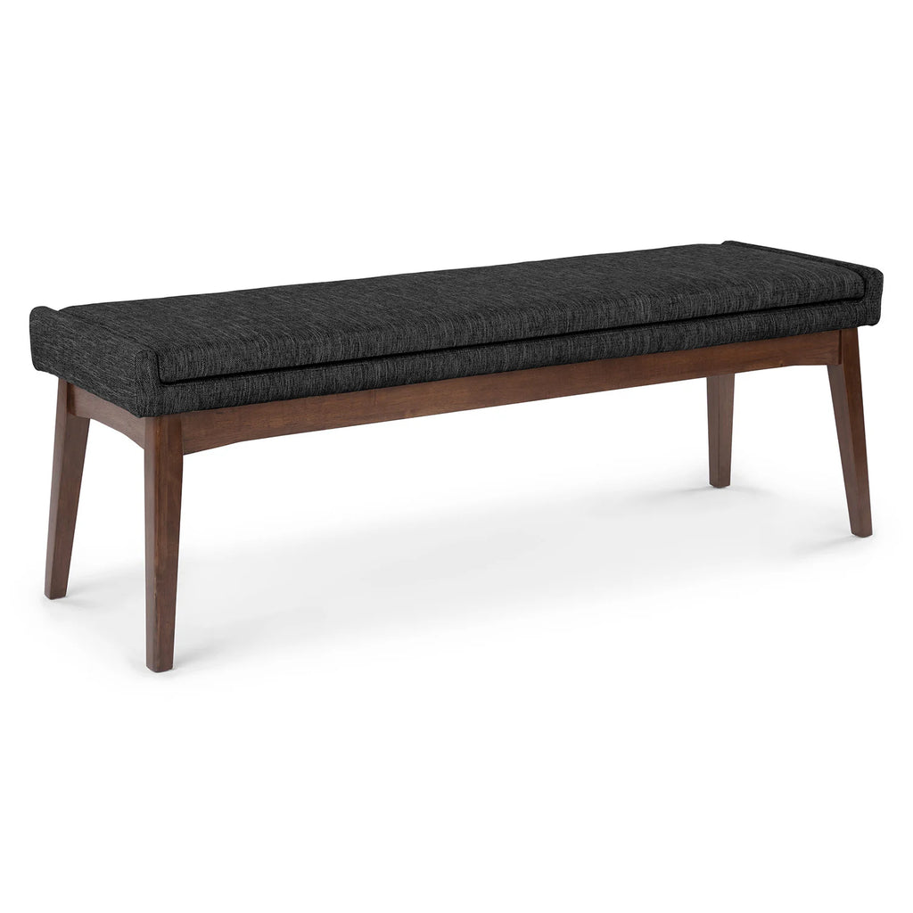 56" Bench - Licorice & Walnut