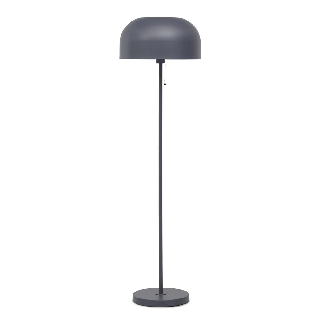 Charcoal Metal Floor Lamp