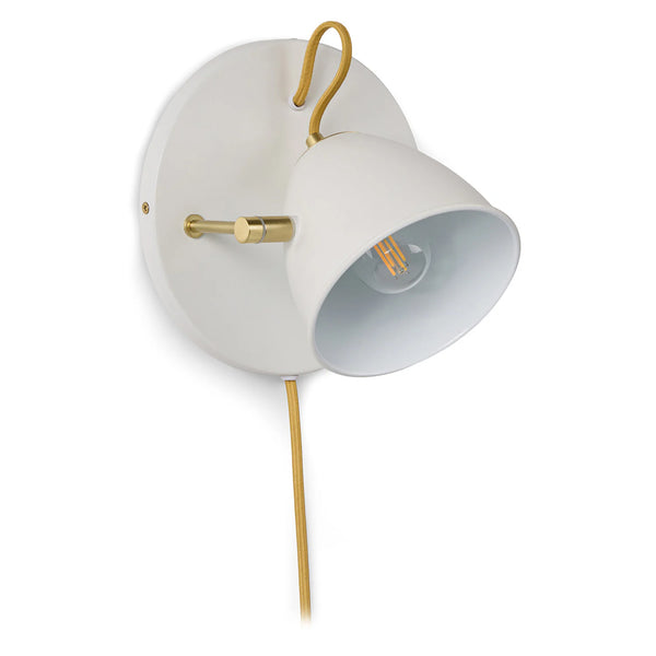 Sola White Wall Sconce