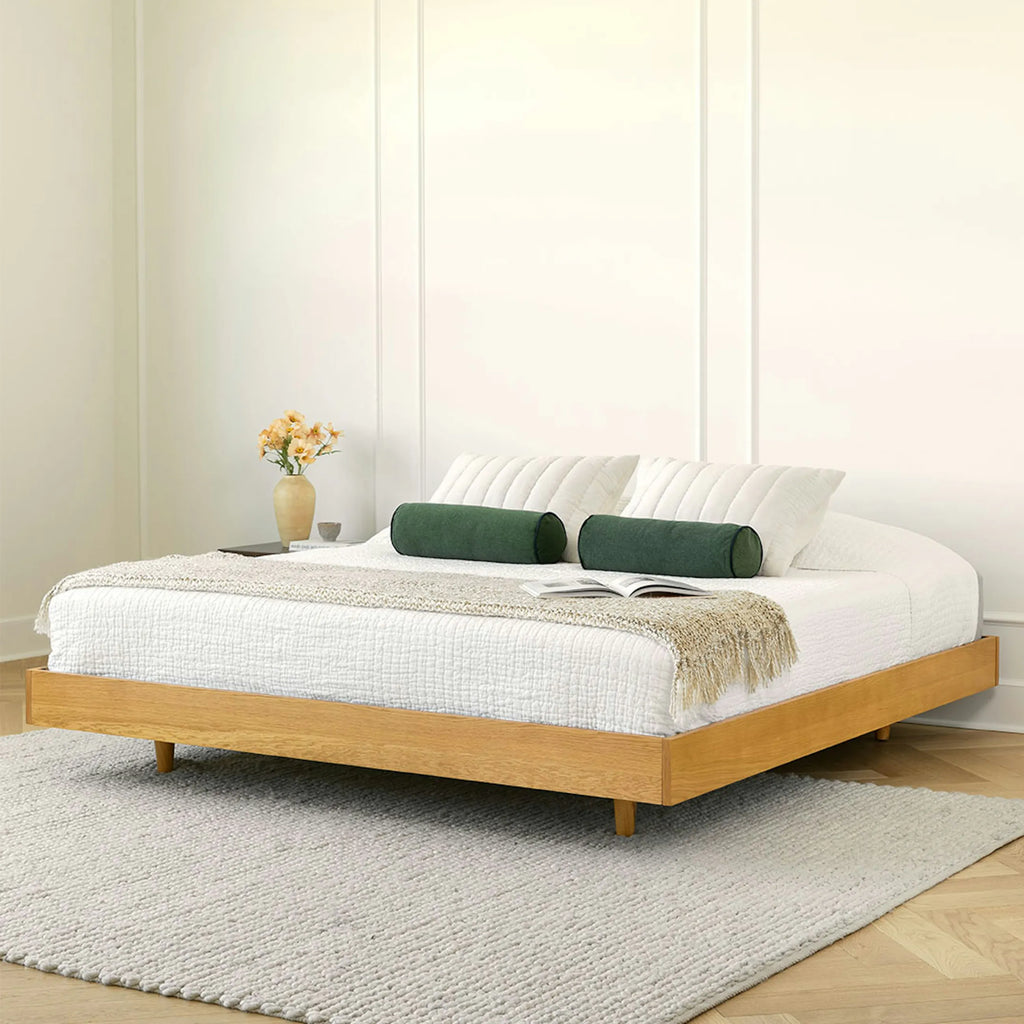 Balo King Bed Frame Oak