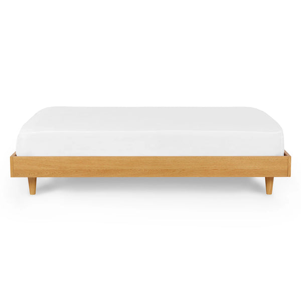 Platform Full Oak Bed