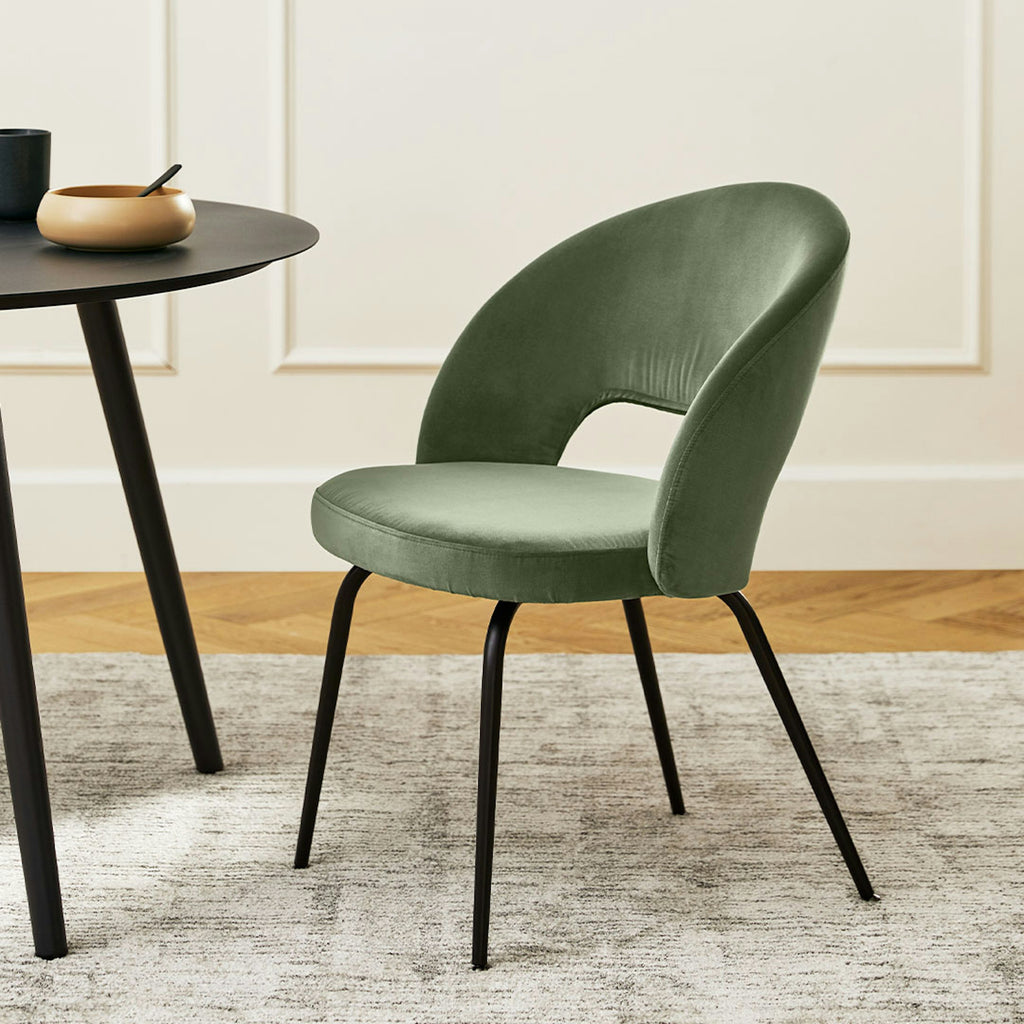 Kapp Plush Pacific Sage Dining Chair