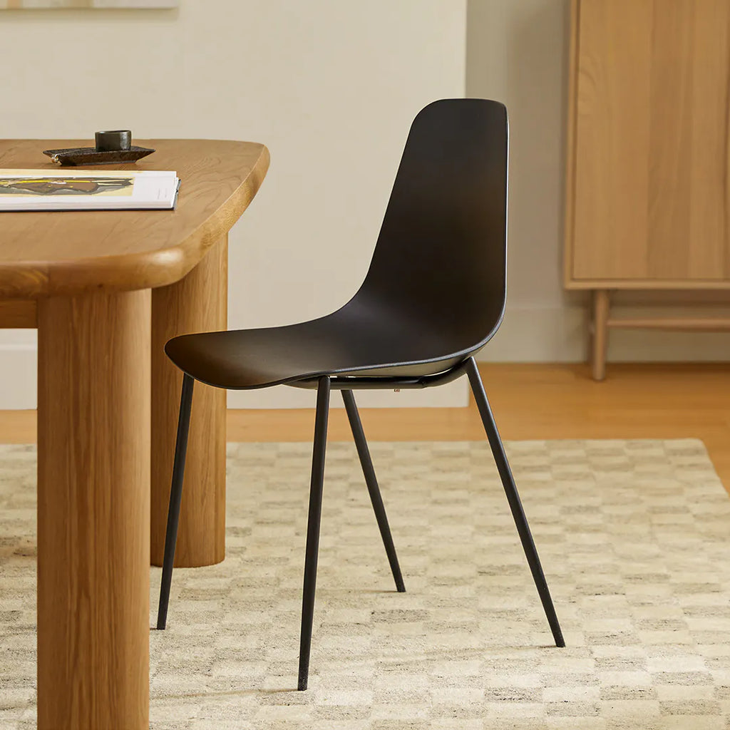 Seti Pure Black Dining Chair