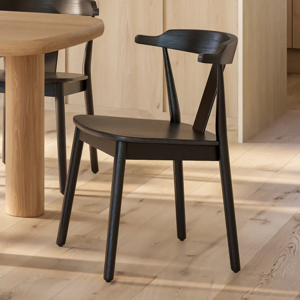 Winston Dining Chair - Black Ash (Set of 2)