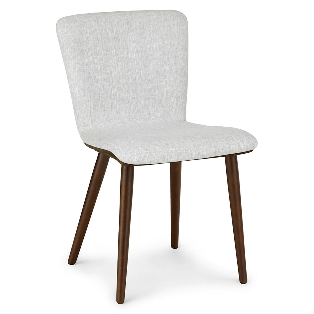 Walnut & Mist Gray Dining Chair