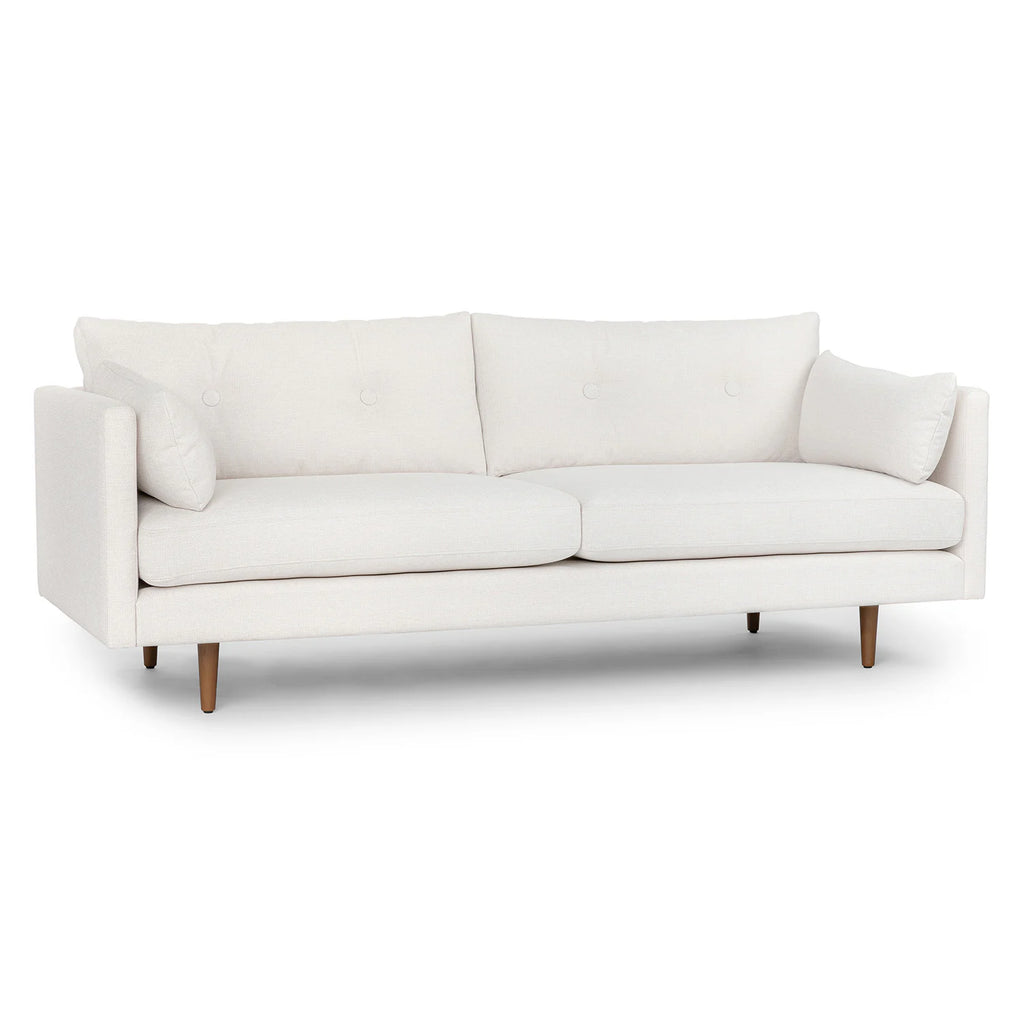 Limestone Fabric 74" Sofa Loveseat