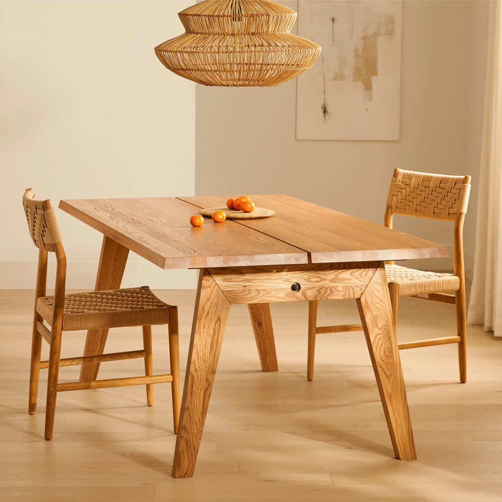 Rustic Oak Dining Table Oak for 6