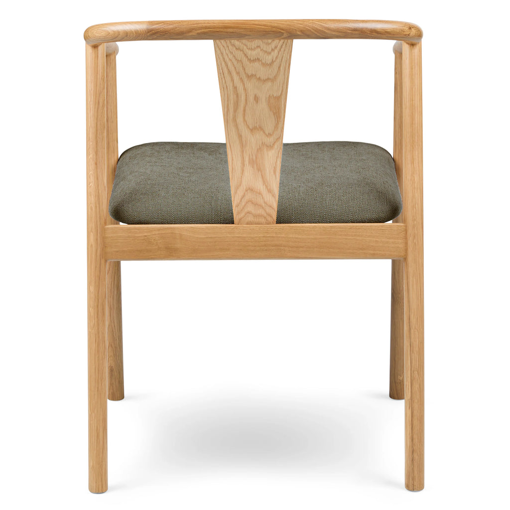 Wishbone Oak & Algonquin Green Dining Chair – The Furniture Shop