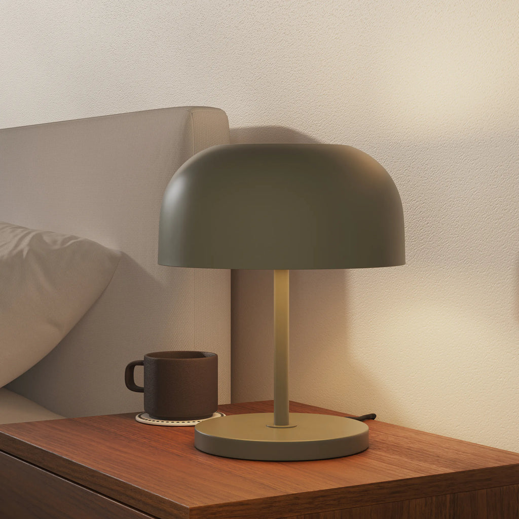 Green Mushroom Table Lamp - Lichen