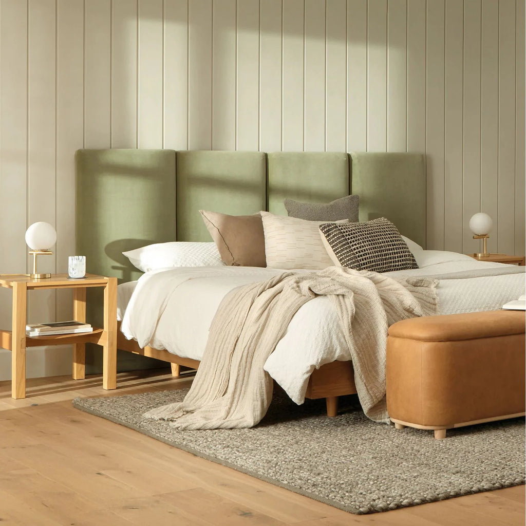 Plush Pacific Sage King 48" Headboard