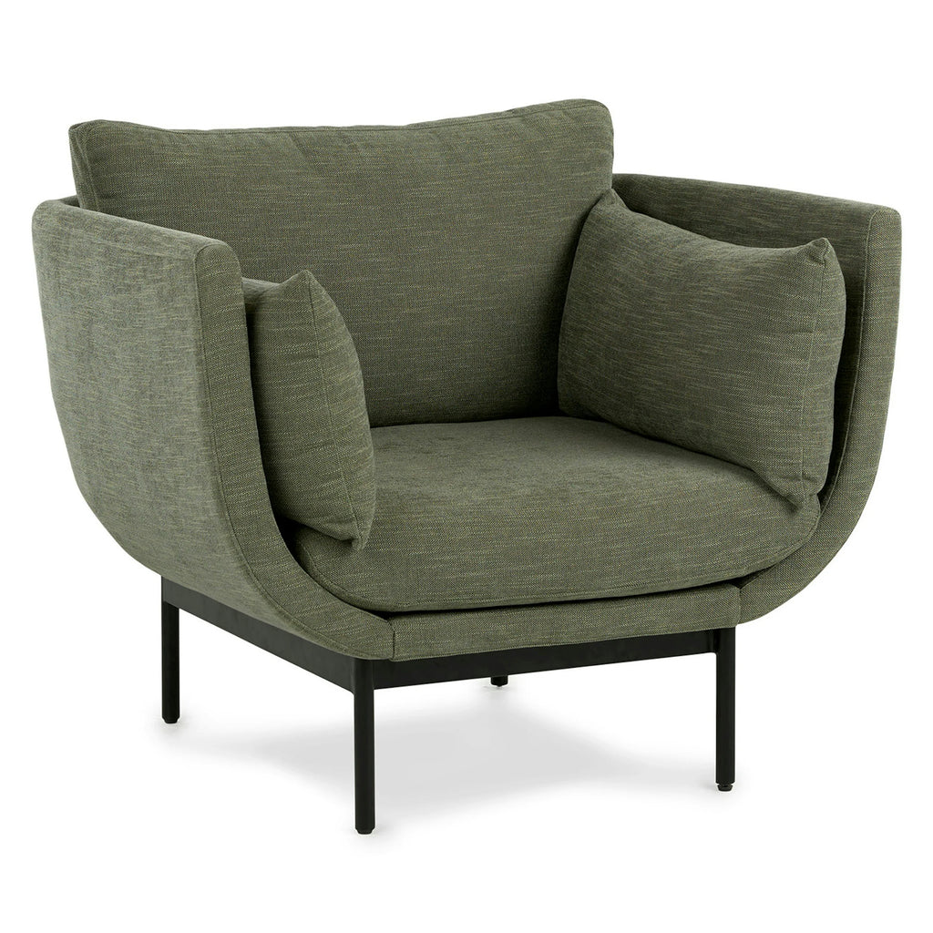 Algonquin Green 37.5" Lounge Chair