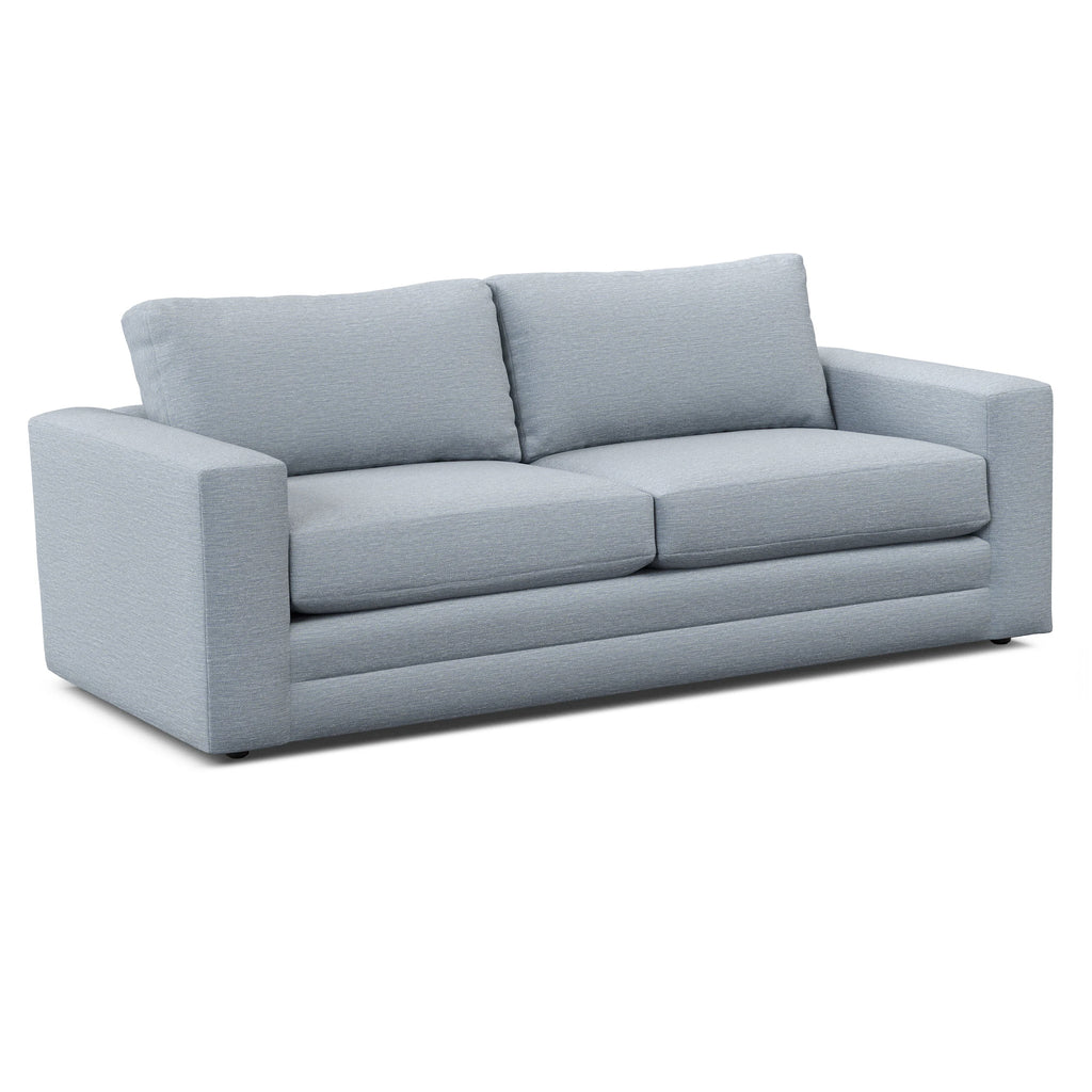 Reley 84" Sofa - Silver Light Blue