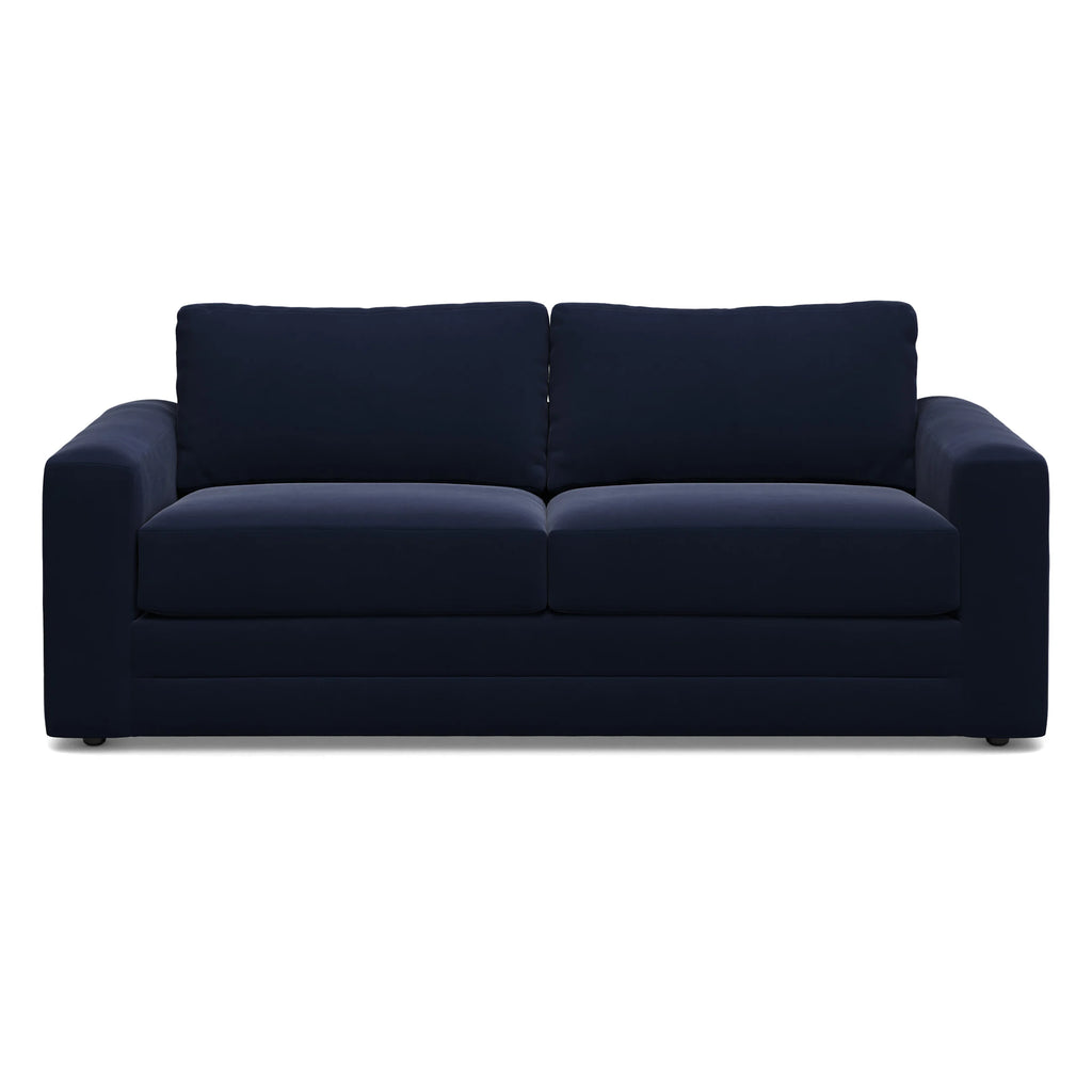 Ink Blue Velvet Sofa