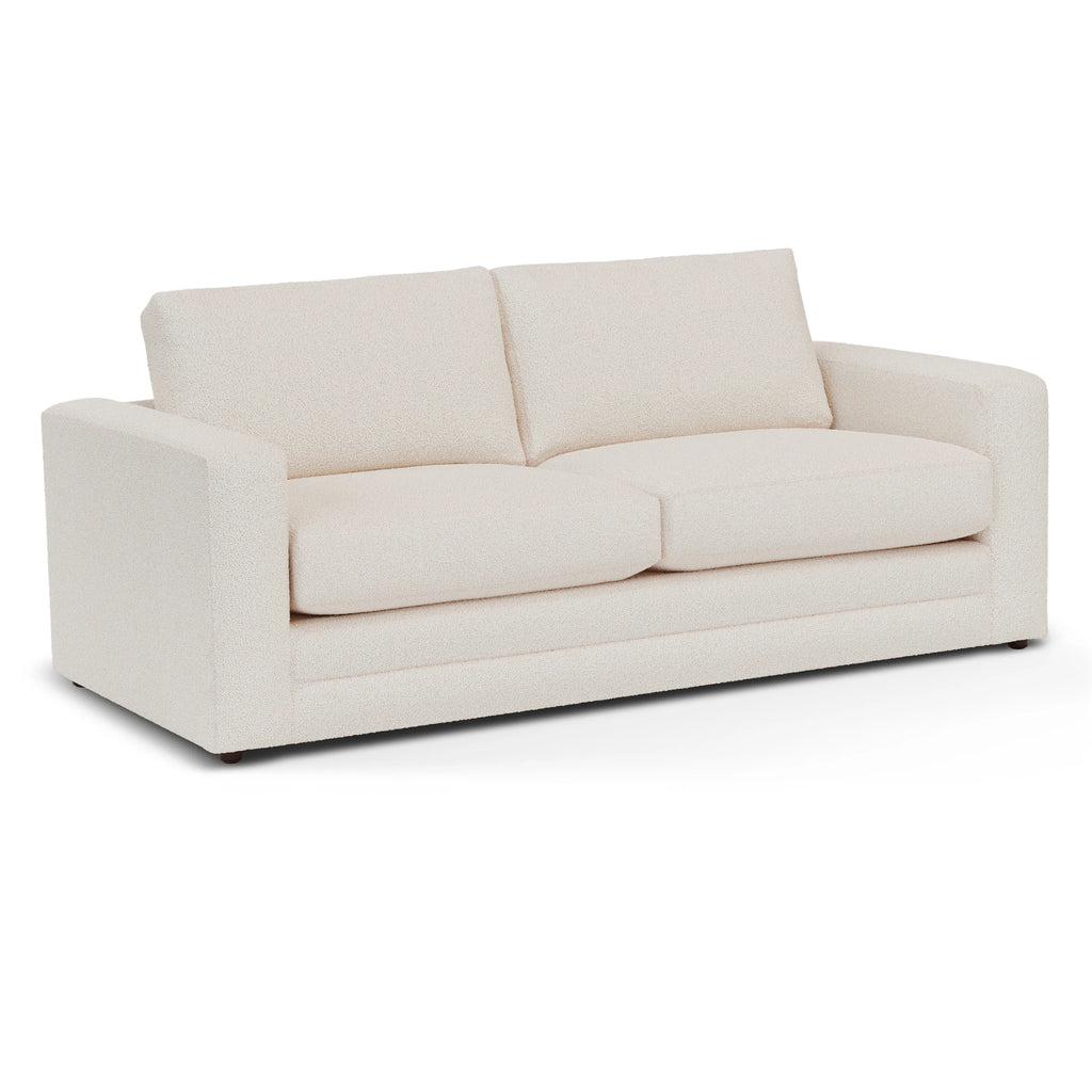 Tiley 84" Sofa Bed Ivory Wool Boucle