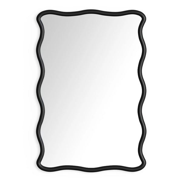 Amber Black Wall Mirror