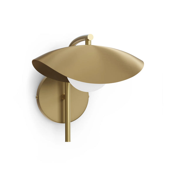 Leaf Brass Sconce