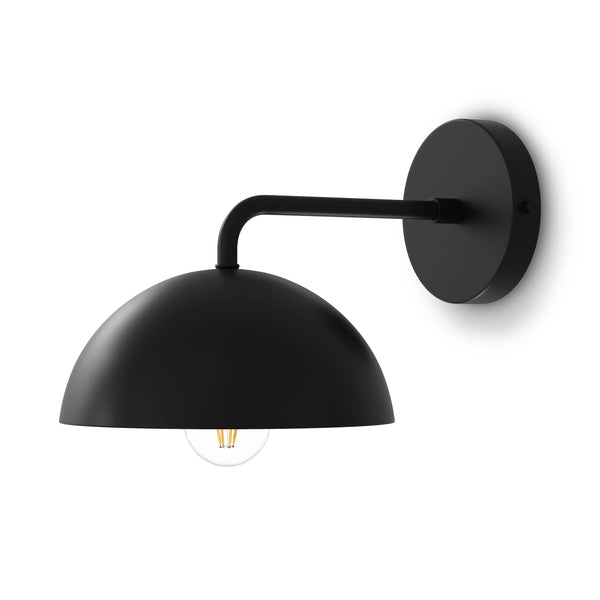 Gem Black Metal Sconce