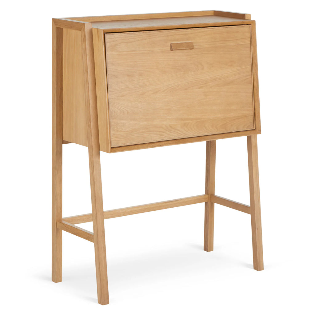 Danol 35.5" Cabinet Desk - Natural Oak (Minor Damage)