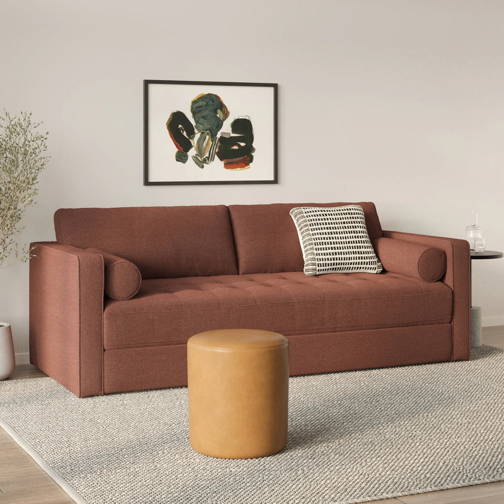 Sen 88" Tufted Sofa Bed - Ratine Oxide
