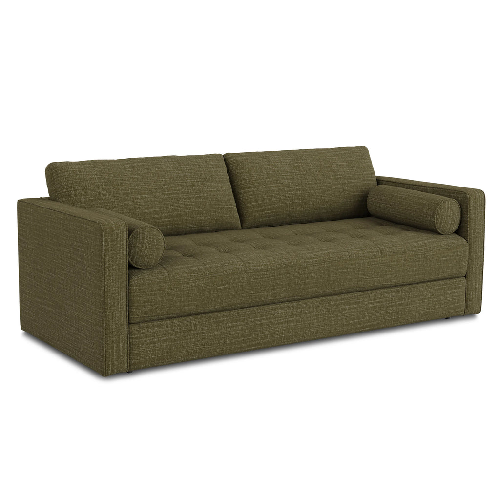 Napa Moss Tufted 88" Sofa Bed