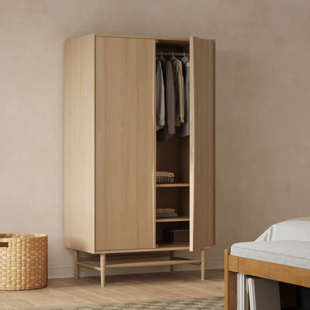 White Oak Armoire Wardrobe