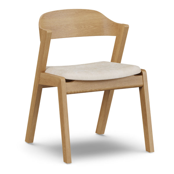Maja Dining Chair – Oak & Bristol Ivory (Set of 2)