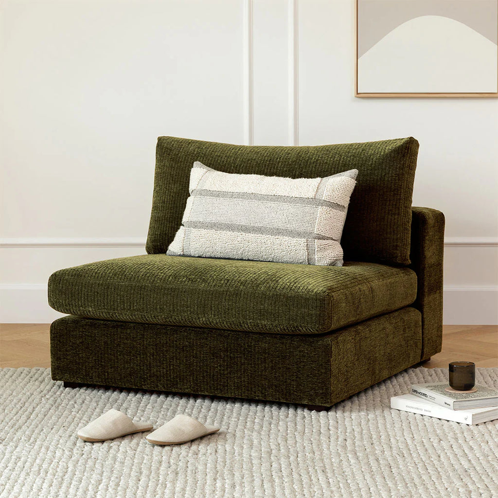 Beeti 39.5" Armless Chair Module - Cypress Green