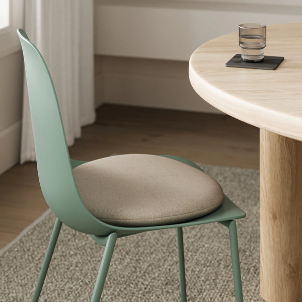 Welsh Taupe Round Seat Cushion