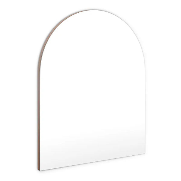 Walnut Arched Wall Mirror