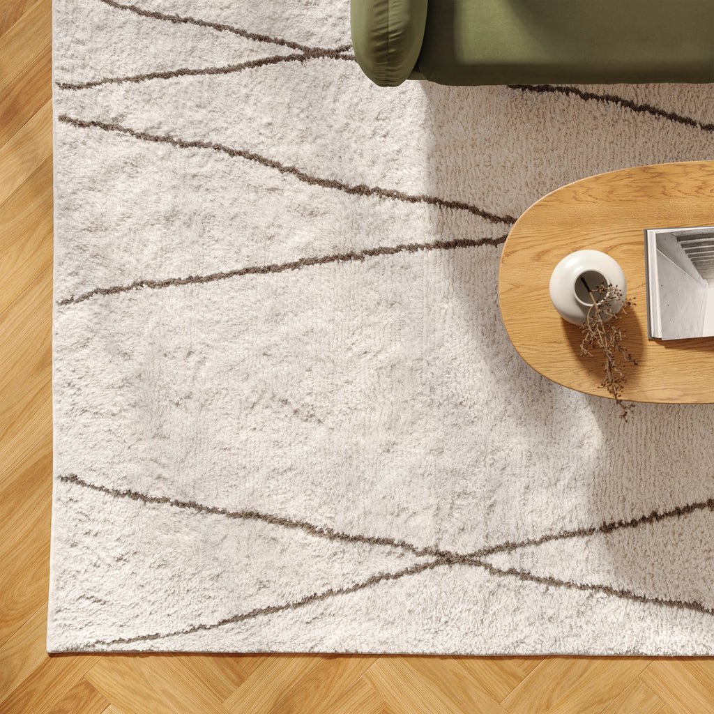 Feza  8 x 10 Performance Rug - Natural White