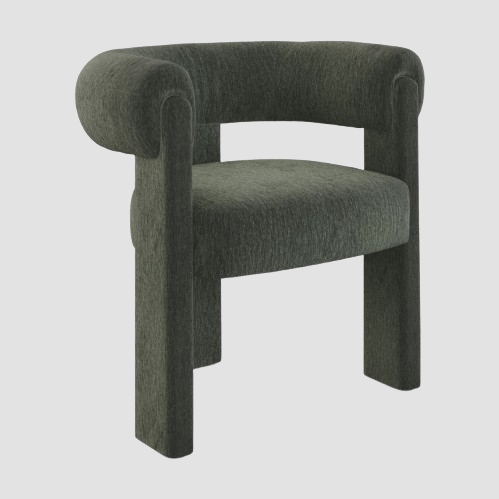 Ever Velvet Dining Chair – Melange Green