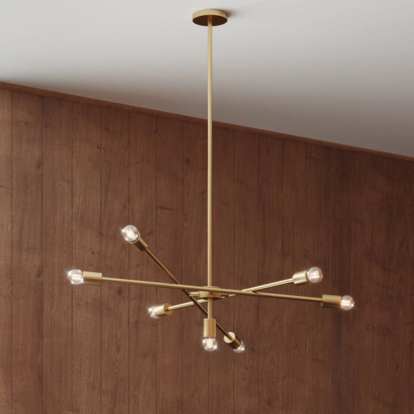 Casa Brass Chandelier Pendant Lamp