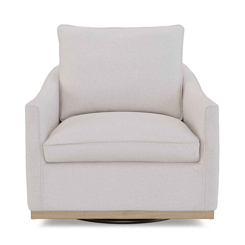 Napa White 32" Swivel Lounge Chair