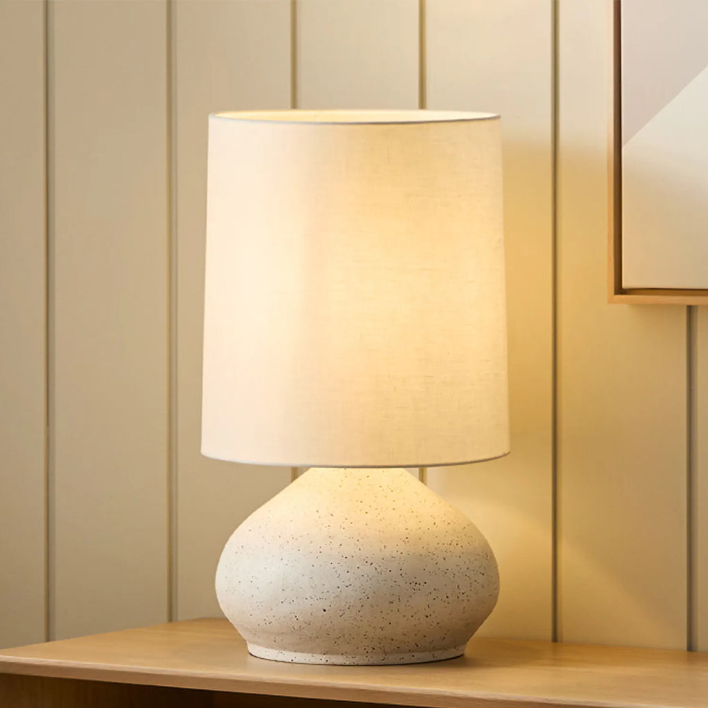 Roma White 21" Table Lamp