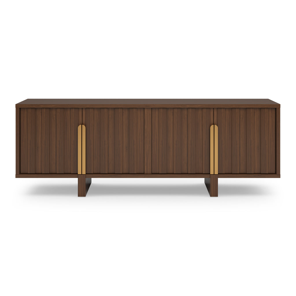 Phoenix 72" Media Unit - Walnut