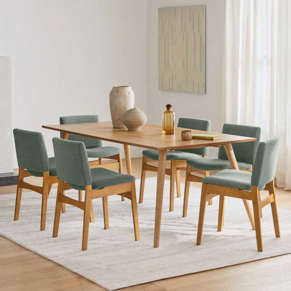 Eno 71" Oak Dining Table for 4-6
