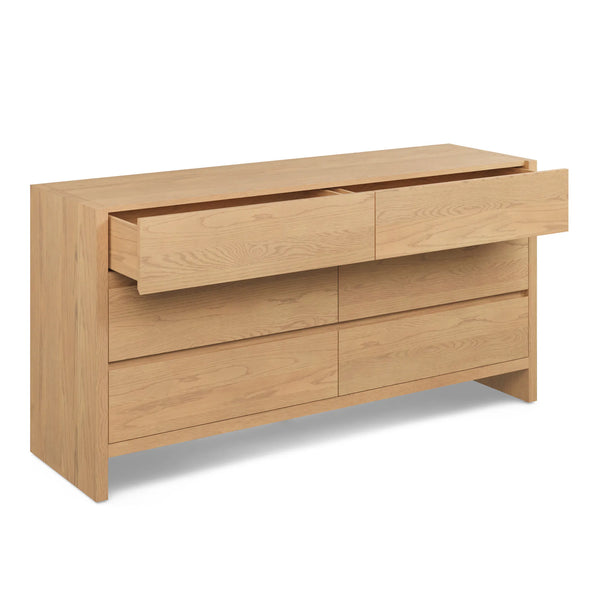 Lea White Oak 6-Drawer Double Dresser