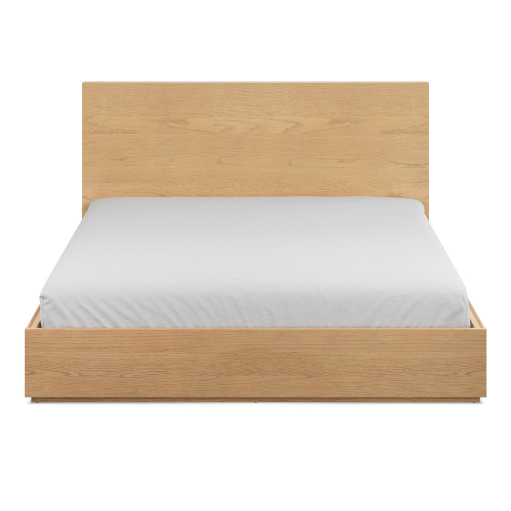 Leith White Oak King Storage Bed