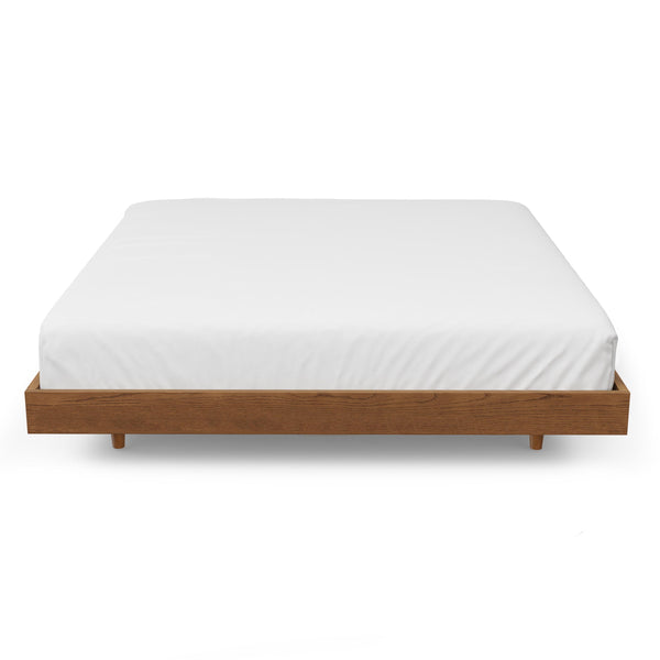 Bavie King Bed Frame - Smoked Oak