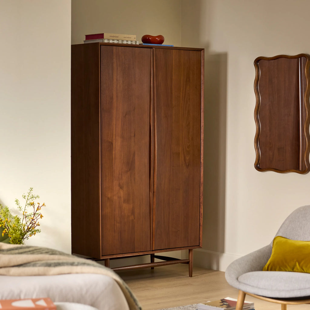 Lana Armoire - Walnut Wood