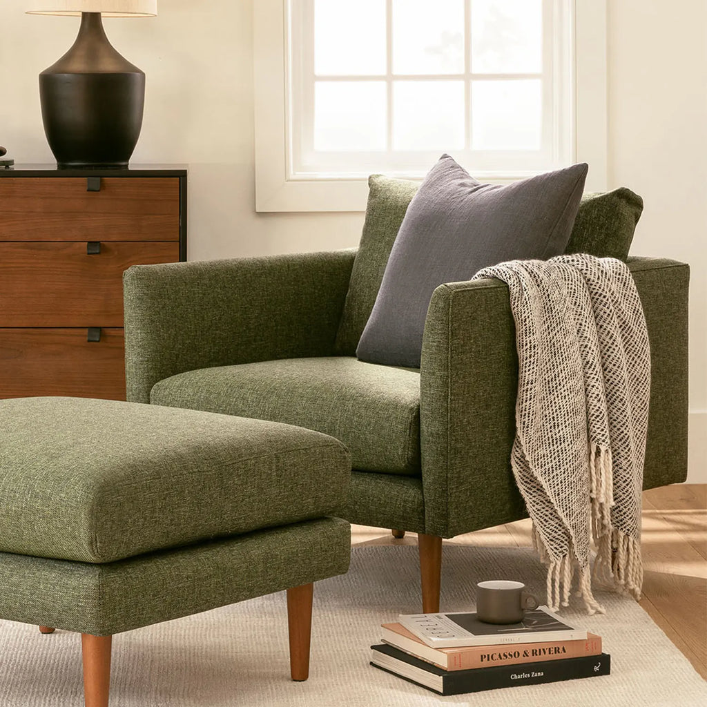 Briar Forest Green 32" Lounge Chair
