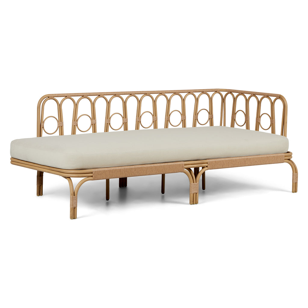 Marillo 83.5" Outdoor Chaise Lounge – Dravite Ivory