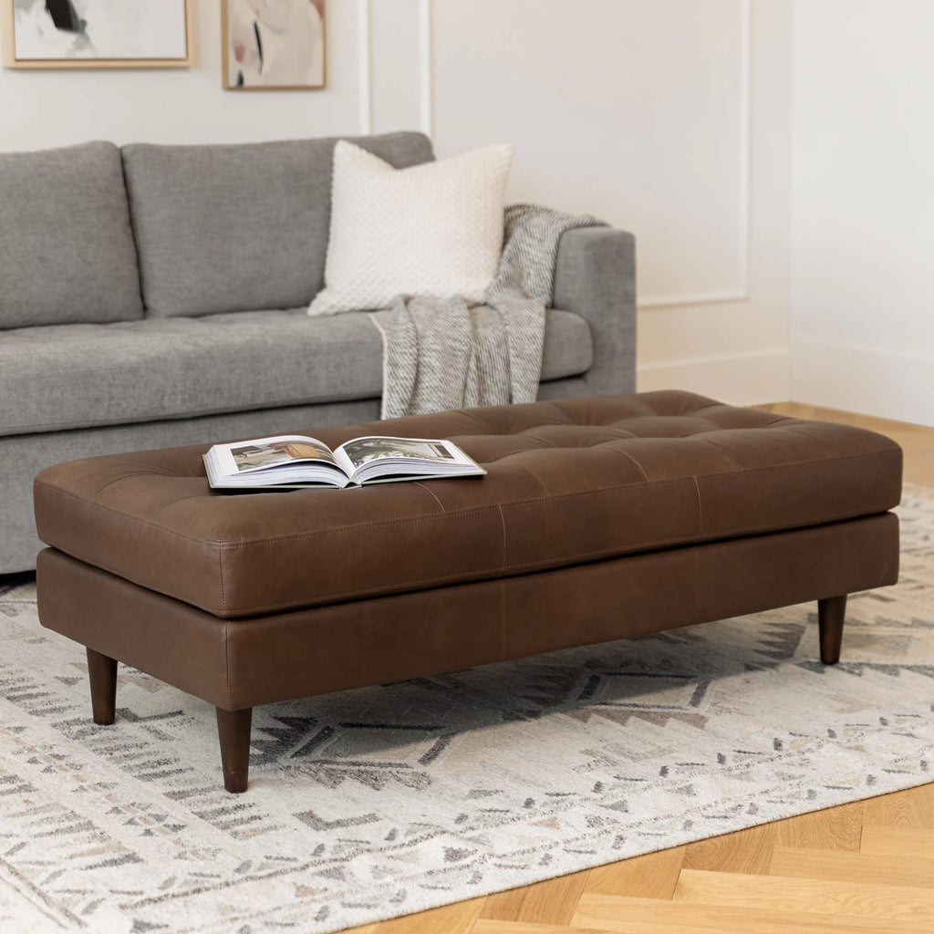 Charme Chocolate 56" Bench
