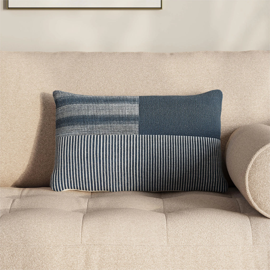Ema Small Pillow - Blue Multi