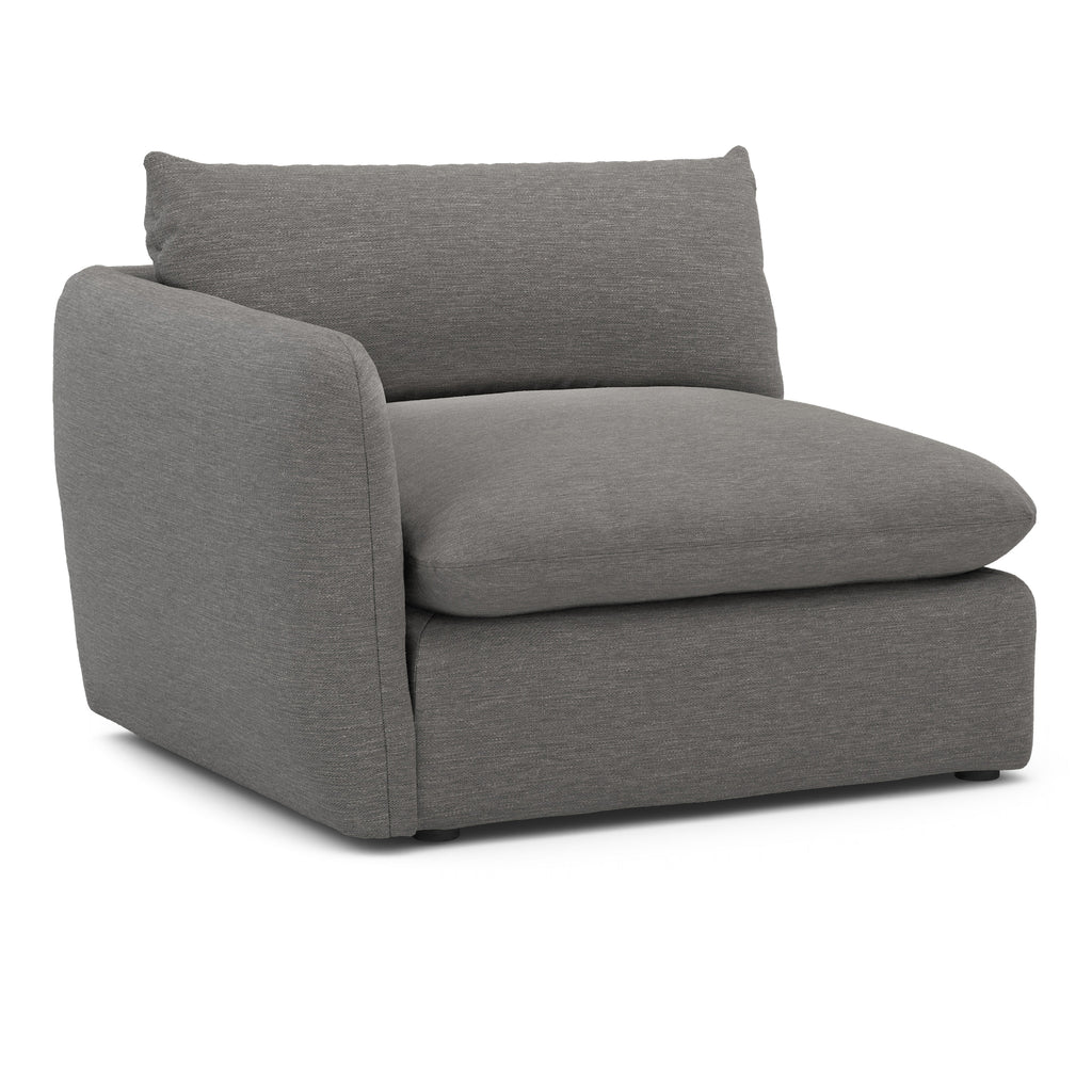Lane 46" Left Arm Module – Silver Gray